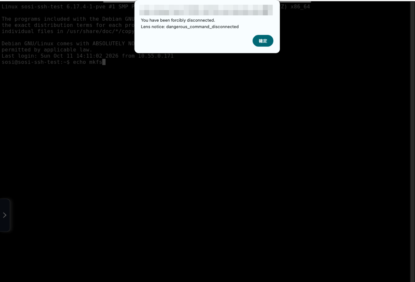 Dangerous Command Blocking