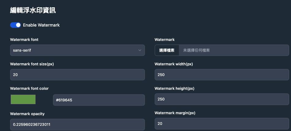 Watermarks against leaks